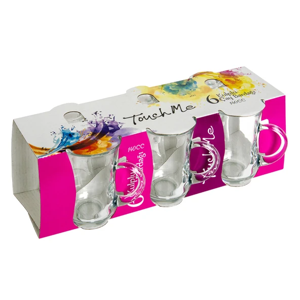 Touch Me Kulplu Çay Bardağı 140Cc 6'lı