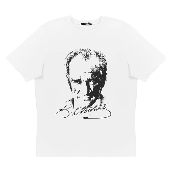 Penyem Çocuk Beyaz Atatürk Tshirt 5-6 / 11-12 Yaş