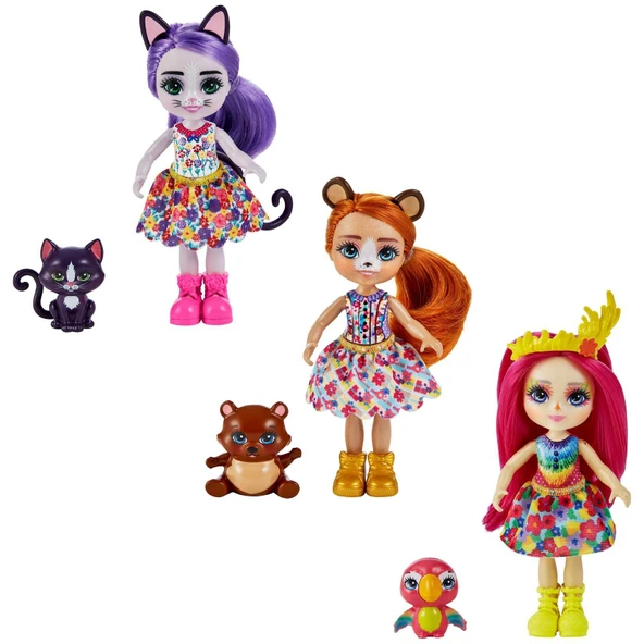 Enchantimals Minik Kız Kardeşler ve Dostları