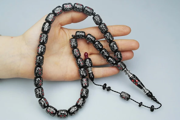 Oltu Taşı Pervane Model  Tespih - 3