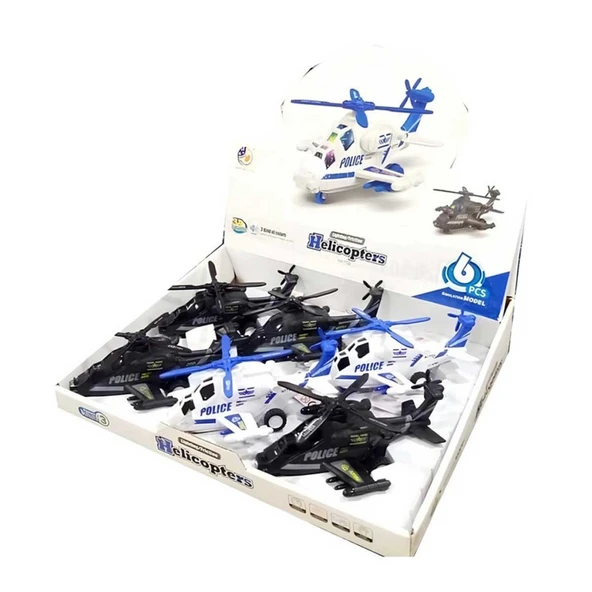 Nessiworld Sürtmeli Sesli Işıklı Polis Helikopteri - 1