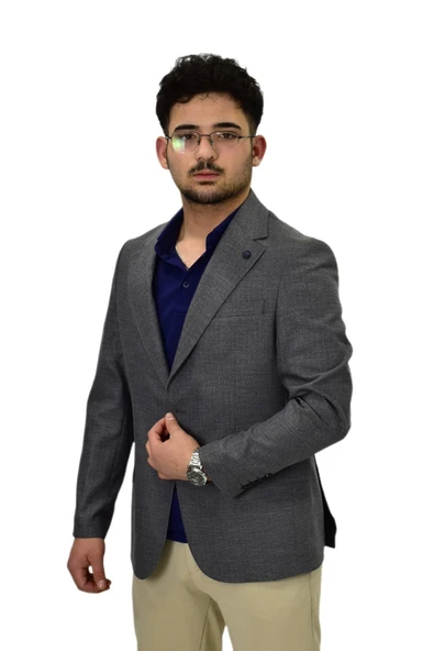 Erkek Tek Spor Ceket 4 Drop BGL-ST04470 - Resim 9