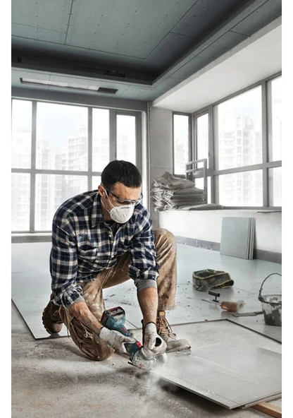 Bosch Professional GWS 180-LI 2x4ah Çift Akülü Taşlama Makinesi - 06019H9021 - Resim 2