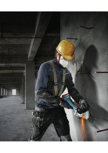 Bosch Professional GWS 180-LI 2x4ah Çift Akülü Taşlama Makinesi - 06019H9021 - Resim 3