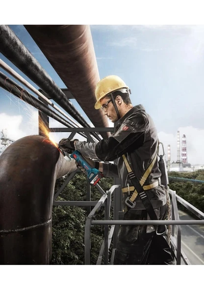 Bosch Professional GWS 180-LI 2x4ah Çift Akülü Taşlama Makinesi - 06019H9021 - Resim 4