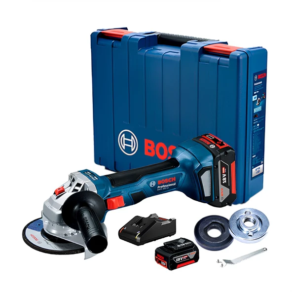 Bosch Professional GWS 180-LI 2x5ah Çift Akülü Taşlama Makinesi - 06019H9021 - 2