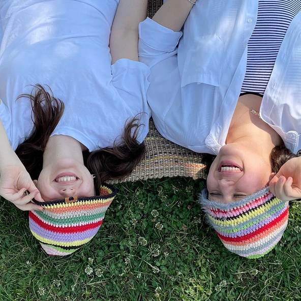 La Mia Linen Cotton Açık Pembe El Örgü İpi - L185 - 33875 - Resim 3