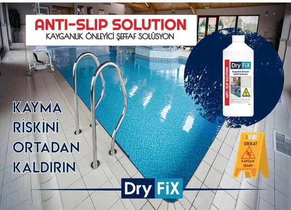 DryFix Kayganlık Önleyici Şeffaf Solüsyon 5 Lt - Resim 4