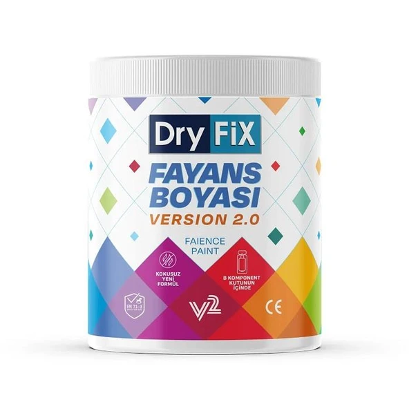DryFix Fayans Boyası 1 Kg Beyaz