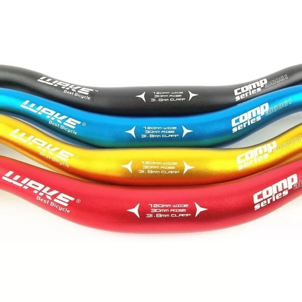 Wake Alüminyum 31.8 780mm Riser Mtb Gidonu + Gidon Boğazı Seti - 6
