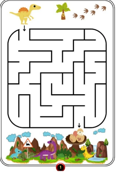 3-9 Yaş Resimli Labirent Kitabı (40 Seçilmiş Labirent) - Resim 4