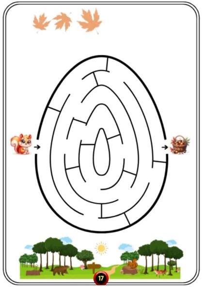 3-9 Yaş Resimli Labirent Kitabı (40 Seçilmiş Labirent) - Resim 2