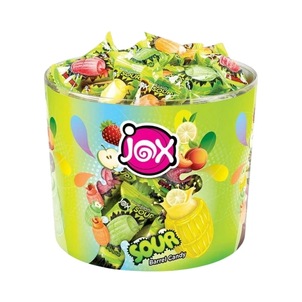 Durukan Şekerleme Jox Bonbon Sour Meyve Aromalı Şeker 1 Kg