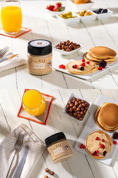 Nutty More %33 Fındık Parçacıklı Fındık Ezmesi 200 gr x 6 Adet - Resim 3