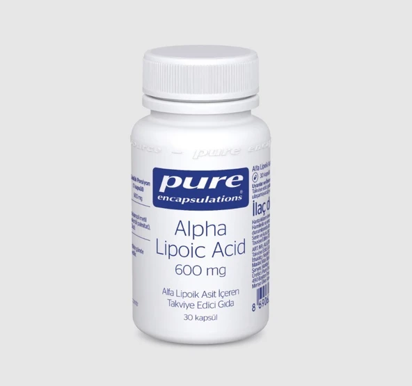 Pure Encapsulations Alpha Lipoic Acid 600 mg 30 Kapsül ürün görseli 1