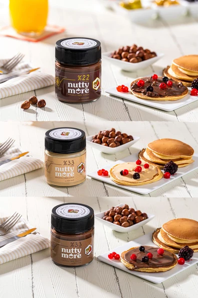 Nutty More %22 Kakaolu Fındık Ezmesi 200 gr x 5 Adet - 7