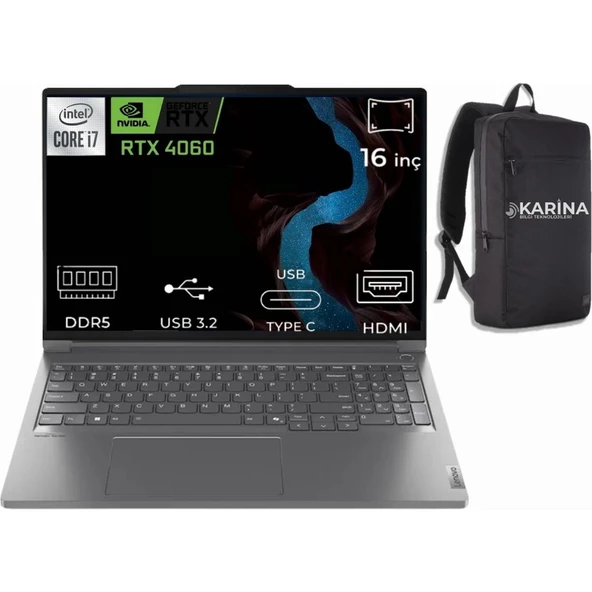 Lenovo Thinkbook 16PG5 Irx Intel Core I7-14650HX 21N50018TR-38 96GB 1tb RTX4060 8gb W11PRO 16" Wqxga Dizüstü Bilgisayar