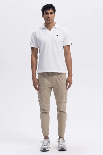 Ellesse Erkek Polo Yaka Beyaz Tişört EM146 - 2