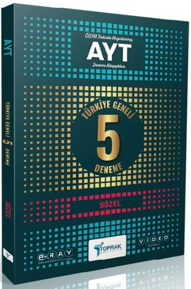 Toprak Yayıncılık AYT Sözel 5 li Paket Deneme - 2