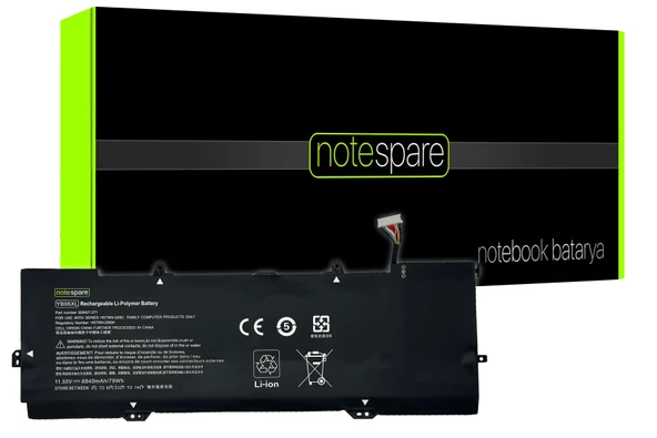 Hp ile Uyumlu Spectre x360 928372-855, x360 928372-856 Notebook Batarya Pil