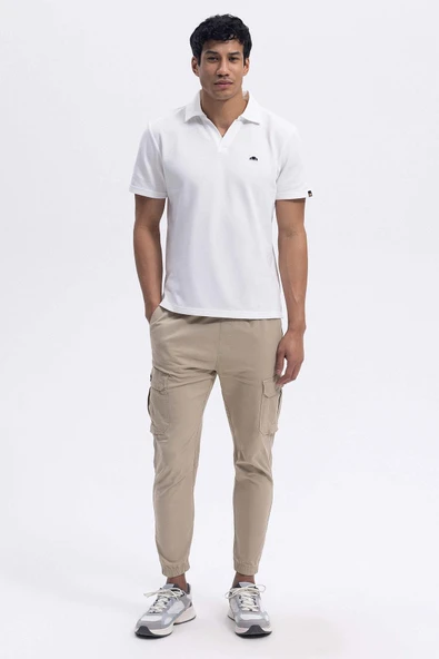 Ellesse Erkek Polo Yaka Beyaz Tişört EM146 - 4