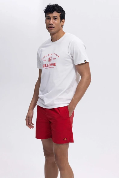 Ellesse Erkek Bisiklet Yaka Beyaz Tişört EM453 - 10