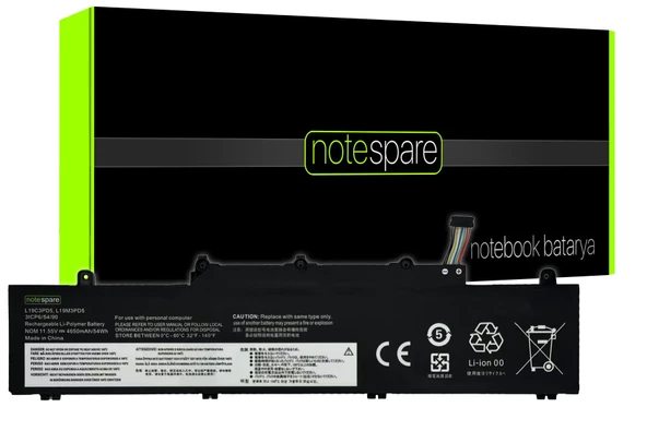 Lenovo ile Uyumlu Thinkpad E15 G2 20TES056BK Notebook Batarya Pil