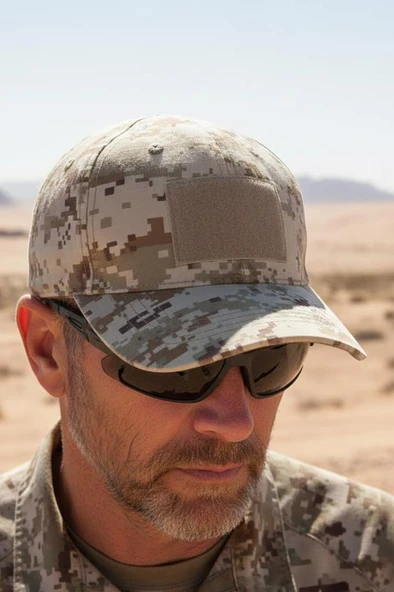 Single Sword Askeri Cırtlı Kep İthal - Resim 10