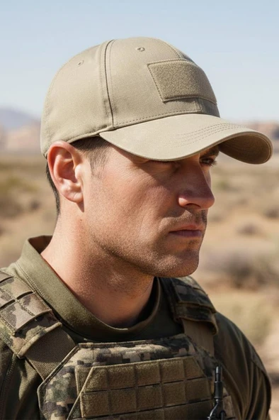 Single Sword Askeri Cırtlı Kep İthal ürün görseli 1