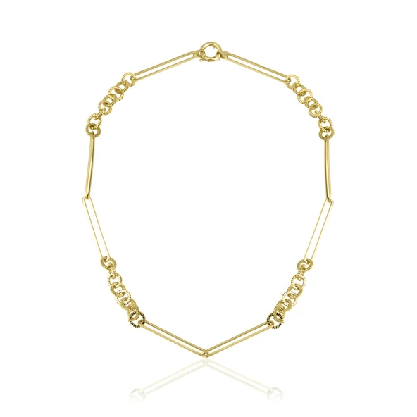 Uzun Ataş Halkalı Zincir Kolye ZKU054 ürün görseli