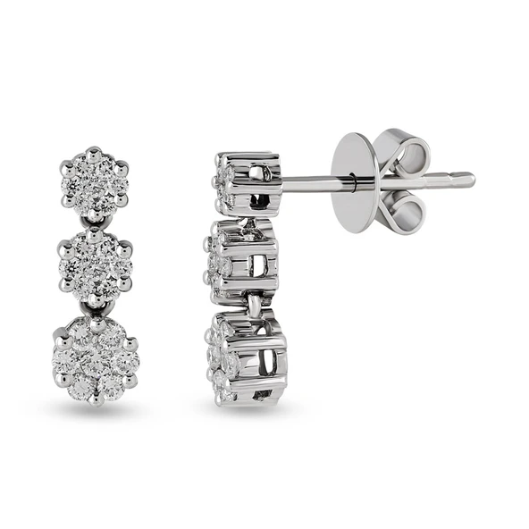1.18 Ct Coronet Pırlanta Küpe CORK8