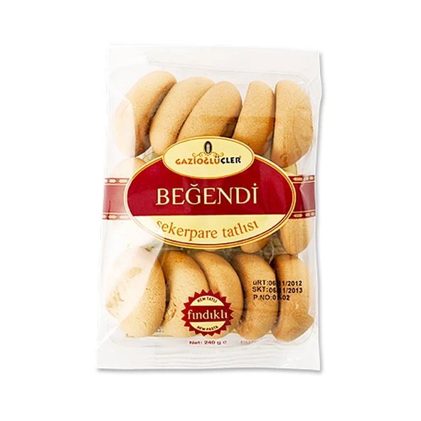 Gazioğlu Üçler Beğendi Fındıklı Şekerpare 240 gr x 3 Adet - 2