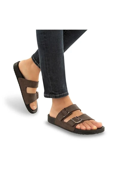 Muya Nova 31410-165 Anatomik Taban Erkek Terlik Kahve 40-45
