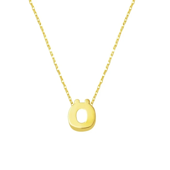 Ö Harfi 14 Ayar Minimal Kolye KLY2023 ürün görseli