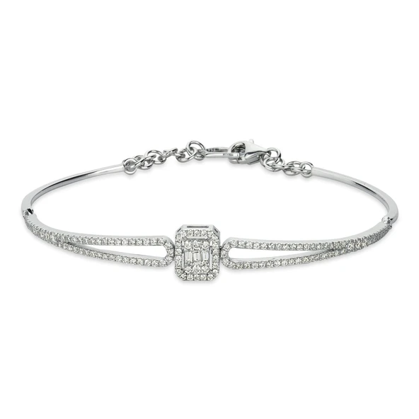 0.87 Karat F Renk Pırlanta Bileklik BLP3 ürün görseli