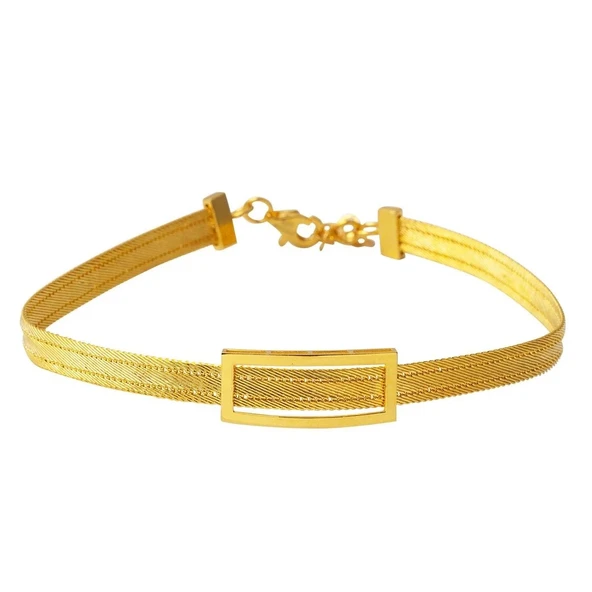 Harem Altın Üç Sıra Tokalı Trabzon Hasır Bileklik BIL22 ürün görseli 1