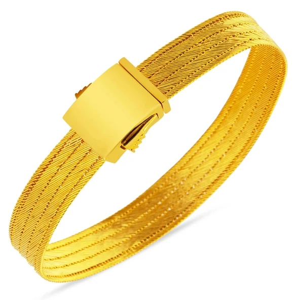 Beş Sıra Tokalı Trabzon Hasır Bileklik BIL26 ürün görseli