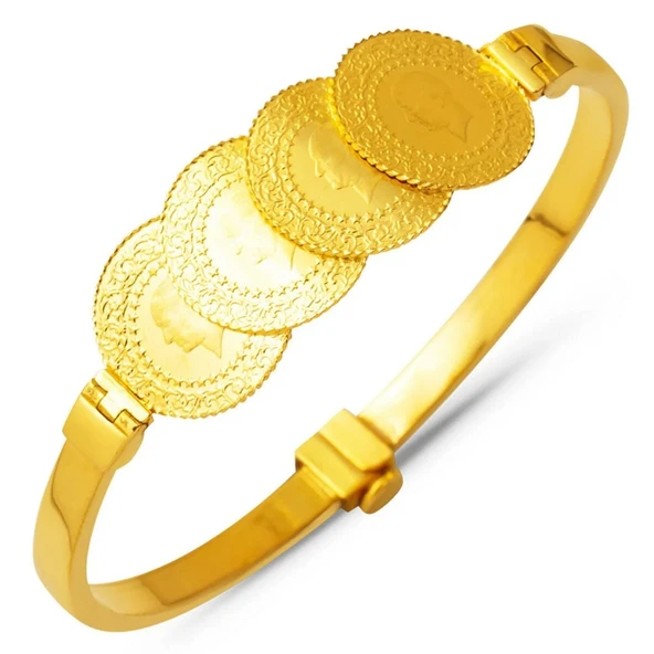 Harem Altın 4 Çeyrekli Kelepçe Bileklik BIL73 ürün görseli 1