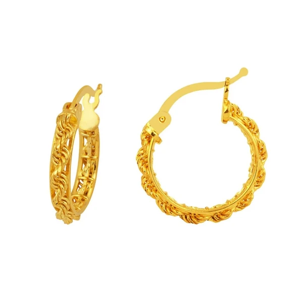 Burgu Zincirli Halka Küpe KP069 ürün görseli