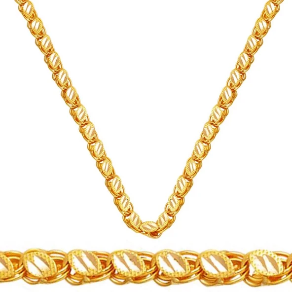 Pullu 14 Ayar 55 cm Halep Zincir Kolye ZKU223