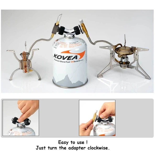 Kovea Gas P- Adaptör (Çift Çıkış) - 3