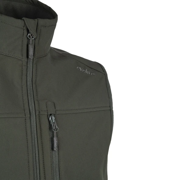 Evolite Krypton Softshell Yelek - Haki - 4