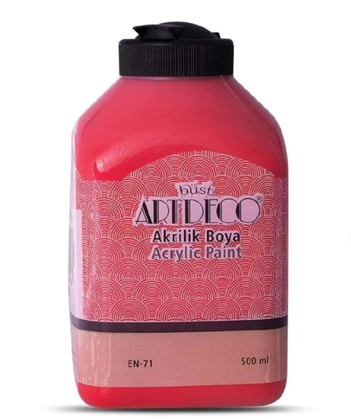 Artdeco Akrilik Boya 500 Ml Kırmızı - 2 adet