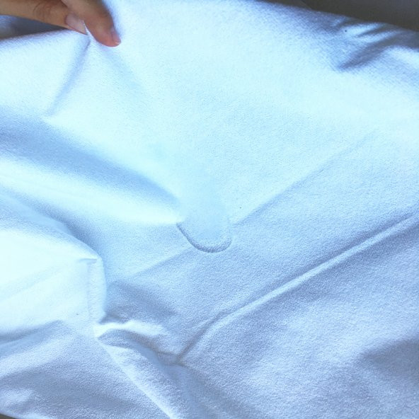 Çift Kişilik Fıtted Pamuklu Sıvı Geçirmez Yatak Koruyucu 180 X 200 cm +35 cm Pervaz Payı - 4