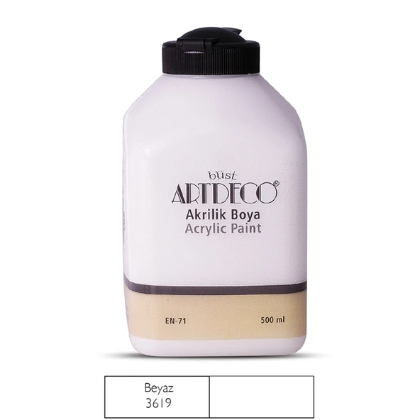 Artdeco Akrilik Boya 500Ml Beyaz - 2 adet