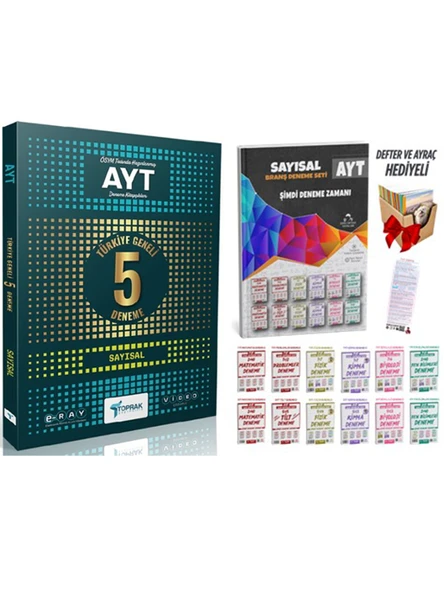 Toprak + Ders Ortamı 2025 AYT Sayısal Deneme 2 Li Set