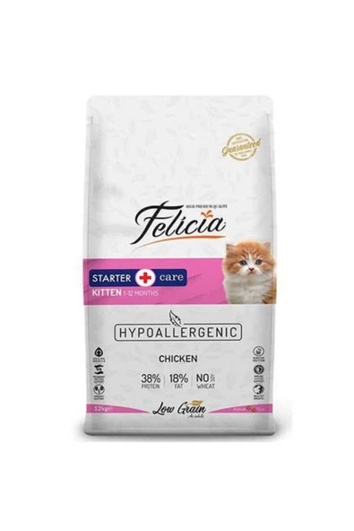 Felicia Kitten Az Tahıllı Tavuklu Yavru Kedi Maması 12 kg