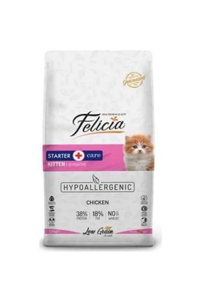 Felicia Tavuklu-hamsili Hypoallergenic Az Tahıllı Yavru Kedi Maması 12 Kg(STT.12/2025) - Petshopunda - 2