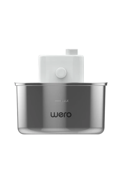 Wero Otomatik Kedi Köpek Su Kabı Su Şelalesi (PASLANMAZ ÇELİK) - Hareket Sensörü - 5200 Mah Bataryalı - 2