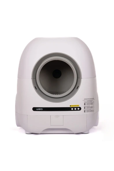 Wero Akıllı Otomatik Kedi Tuvaleti, Kum Kabı Pro Beyaz, Kamera, Geniş Hacim, Karbon Filtre, 2.4g/5g Wifi - 2